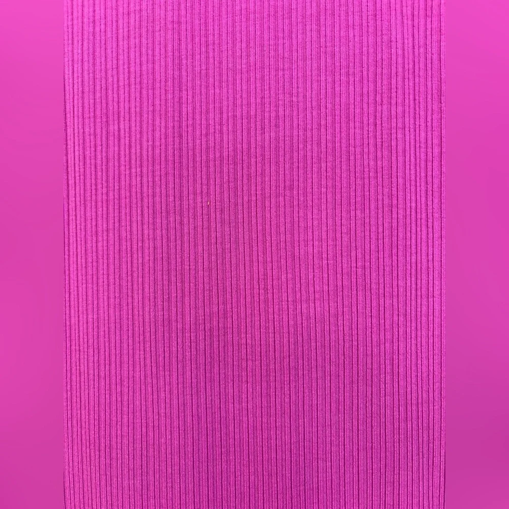 SUNRO Pink Dress Sleeveless Tight Ribbed Vacation Summer Bodycon Cups Sexy Large